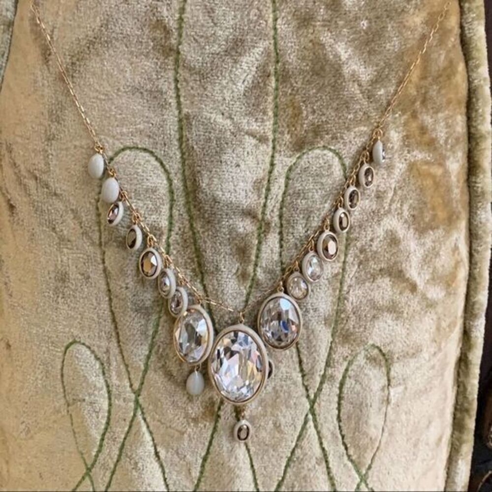 SWAROVSKI Crystal Oval Drop Necklace